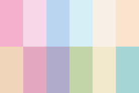 Pastel Color Swatch In Photo