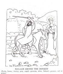 The wonky donkey puppy dogs ice cream inc. Balaam And The Talking Donkey Coloring Pages