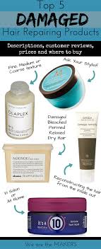 No matter how careful you are, everything you do affects your hair. Top 5 Products For Damaged Hair Repair Damaged Hair Repair Hair Mask For Damaged Hair Hair Treatment Damaged