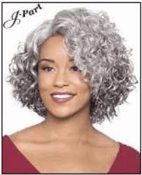 Foxy Silver Synthetic J Part Wig Martina