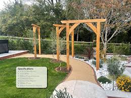 Solid Oak Garden Arches Oak Timber