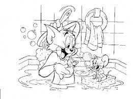 tom and jerry free printable coloring