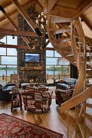 log home heavy timber roof