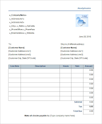 60 Microsoft Invoice Templates Pdf Doc Excel Free