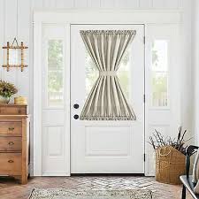 French Door Curtains Glass Semi Sheer