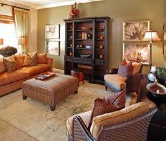 wall paint color to go with orange sofa