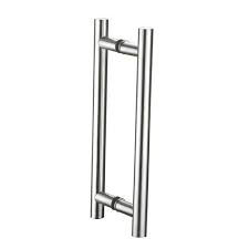 Stainless Steel Silver Glass Door Handle