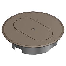 carlon e97dsb high impact thermoplastic round duplex receptacle floor box cover
