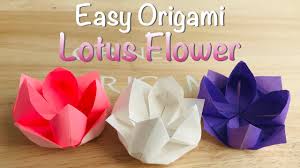 easy flower origami fun