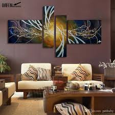 Colorful Hand Painted Canvas Abstract