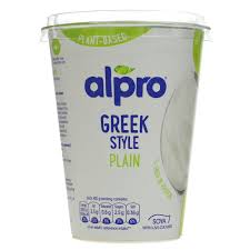 alpro soya greek style 6 x 400g cv579