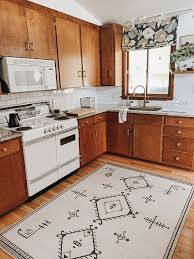 our new washable kitchen rug dream