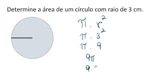 como calcular a Área do círculo toda