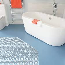 deep blue coloured floor by harvey maria