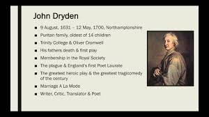 Elements Of A Narrative Essay Quiz Survey John Dryden An