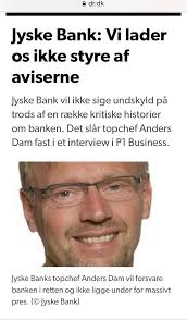 JYSKE BANKs SVINDEL / FRAUD – CALL / OPRÅB PRØVER AT FÅ KONTAKT VED LINK SOM DETTE http://banknyt.dk/for-the-danish-bank-calls-want-a-solution/ :-) Can the bank director CEO Anders Dam not understand We only want to