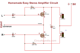 5v audio lifier circuit diagram