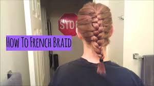 In this lesson, you'll try french braiding each half of your hair at a time, so it's easier to see what. How To French Braid Short Shoulder Length Hair Youtube