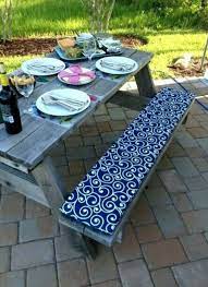 Picnic Bench Cushions Outdoor