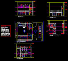 cad architect cad drawing kitchen