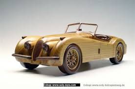 jaguar xk 150 wooden modell wooden