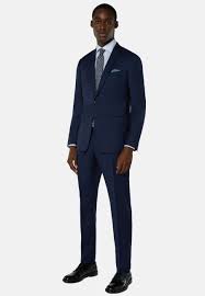 Men's Blue Pure Wool Suit | Boggi Milano
