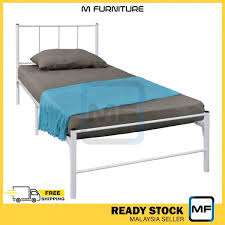 Katil Besi Single Bed Frame Mf S7