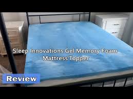 sleep innovations gel memory foam dual