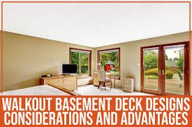 Walkout Basement Deck Designs