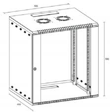 mild steel 12u server networking rack