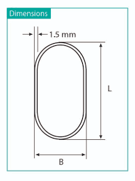 oval aluminum closet rod