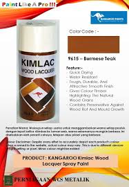 Kimlac Wood Lacquer Spray Paint For