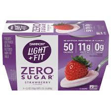 dannon light fit yogurt zero sugar