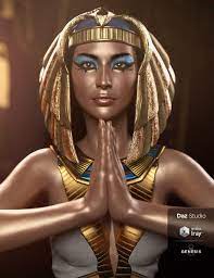 egyptian pharaoh makeup 3d models for