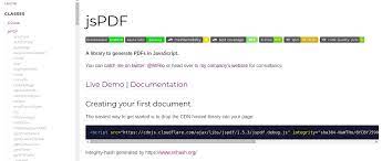convert html css to pdf using javascript