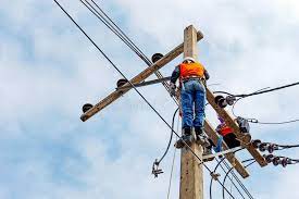 Electric Power Pole Stock Image Image Of Electric High 11344605 gambar png
