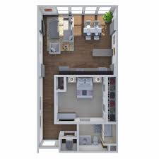 one bedroom apartment floor plans
