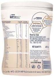 nestle optifast with protein fibre