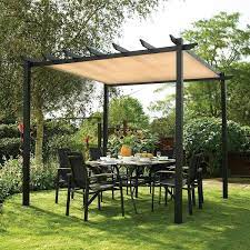 Sx 10 Ft X 12 Ft 90 Shade Fabric Sun Shade Cloth With Grommets For Pergola Cover Canopy 12 Bungee Balls