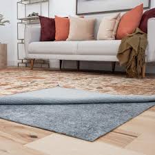 tayse rugs plush grip gray 8 ft x 12
