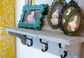 Revamp A Mirror Into A Coat Rack For