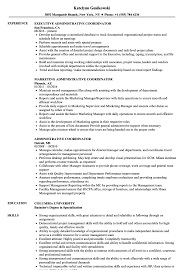 This is a model job description reflecting a sample of typical duties. Administrative Coordinator Resume Samples Velvet Jobs