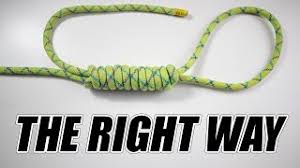 Many noose displays could qualify as true threats under the rationale of the u.s. How To Tie A Hangman S Noose Youtube