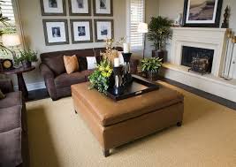 living room exles with brown couches