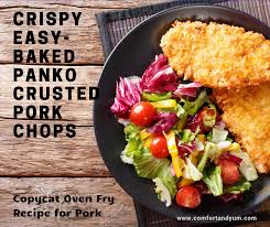 easy baked panko crusted pork chops