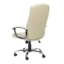 4.2 out of 5 stars with 105 ratings. Houston Faux Leather High Back Executive Office Chair In Cream Elegant Furniture Uk