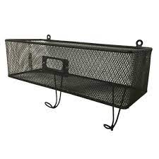 It is flexible and easy to manipulate, but sturdy enough to withstand harsh conditions and last for years. Country Rustic Wall Mounted Metal Wire Hanging Magazine Mail Storage Basket For Sale Online Ebay