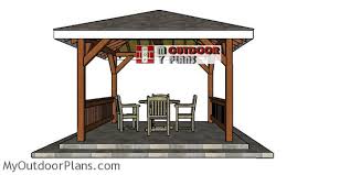 12x12 Hip Roof Gazebo Plans