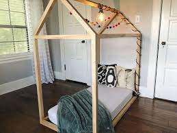 We believe that no child should have to. Diy Toddler House Bed The Okie Home
