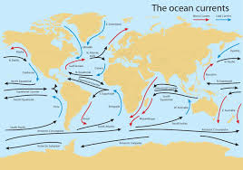 Ocean Current Worldmap Vector In 2019 Ocean Currents Map